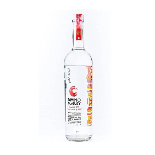 Divino Maguey Abocado con Tamarindo y Chile Espad¡n Joven Mezcal Artesanal