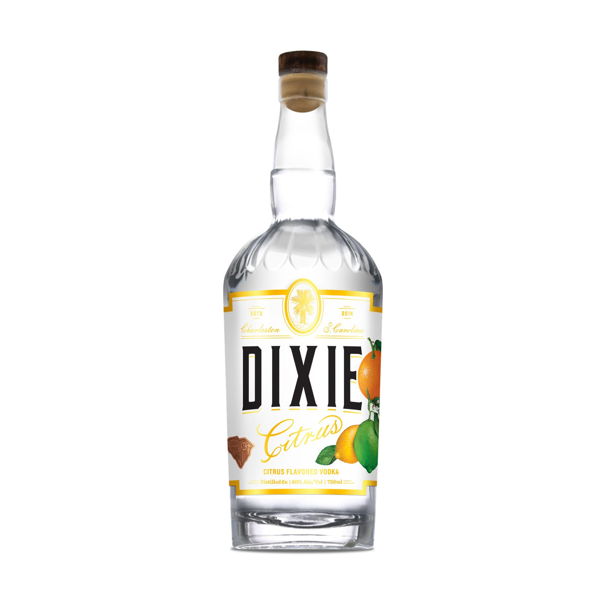 Dixie Citrus Flavored Vodka 750ml