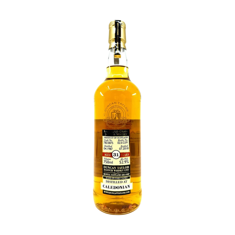 Duncan Taylor Rare Auld Caledonian 1987 31 Year Old Cask 7823875 Single Grain Scotch Whisky