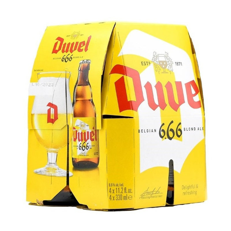 Duvel 6.66% Belgian Blond Ale Beer 4-Pack