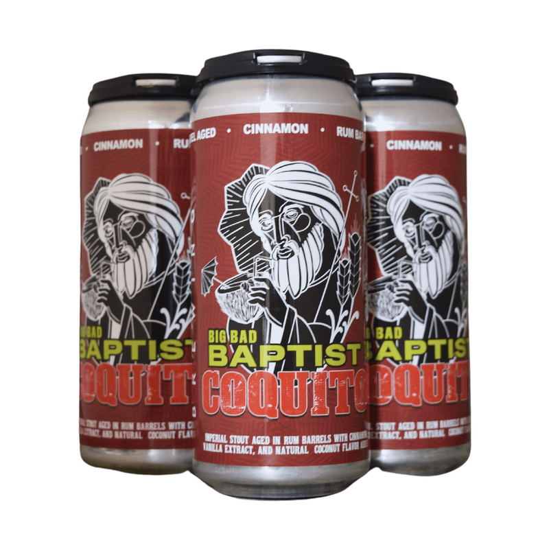 Epic Brewing Big Bad Baptist Coquito Imperial Stout Beer 4-Pack