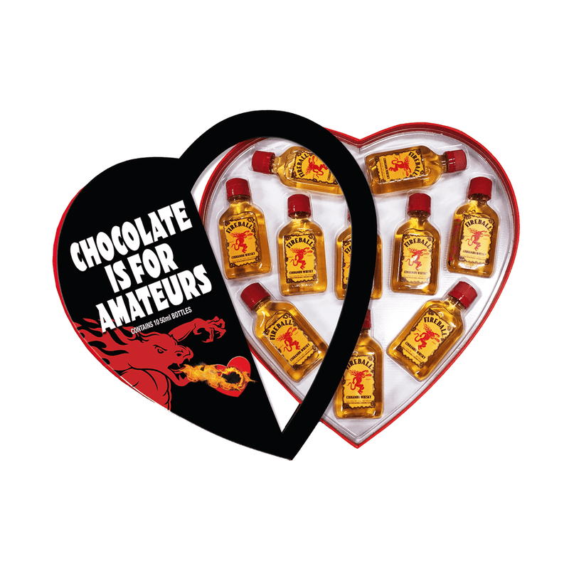 Fireball Cinnamon Whisky Anti-Valentine?s Day 10-Pack (50ml)