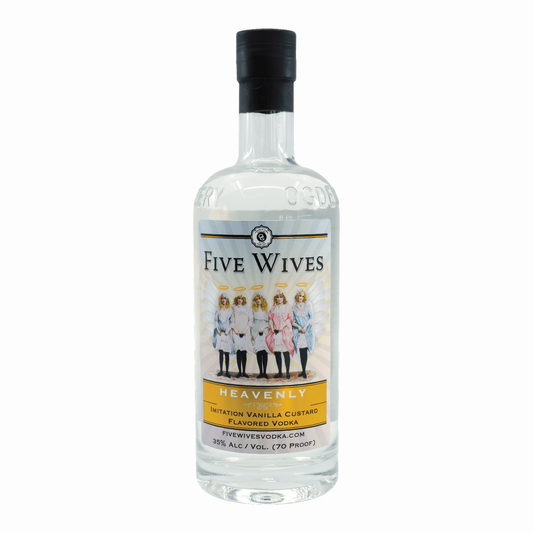 Five Wives Heavenly Vanilla Custard Vodka 750ml