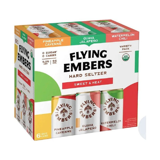 Flying Embers Sweet & Heat Hard Seltzer Variety 6-Pack