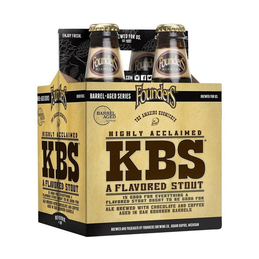 Founders Brewing Co. KBS Imperial Stout Beer 4-Pack