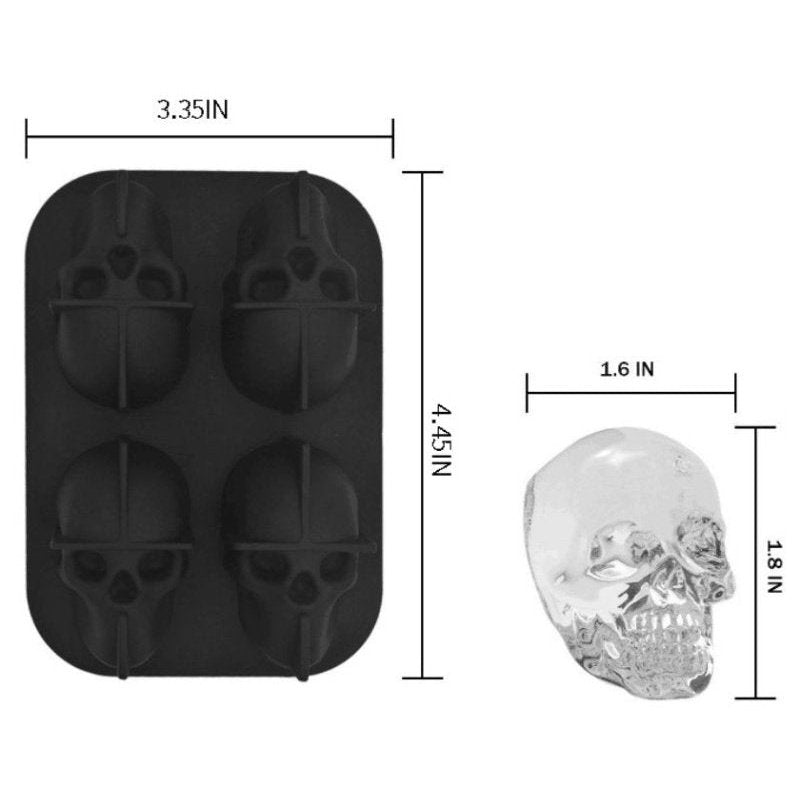 Four-In-One Silicone Ice Tray Mold
