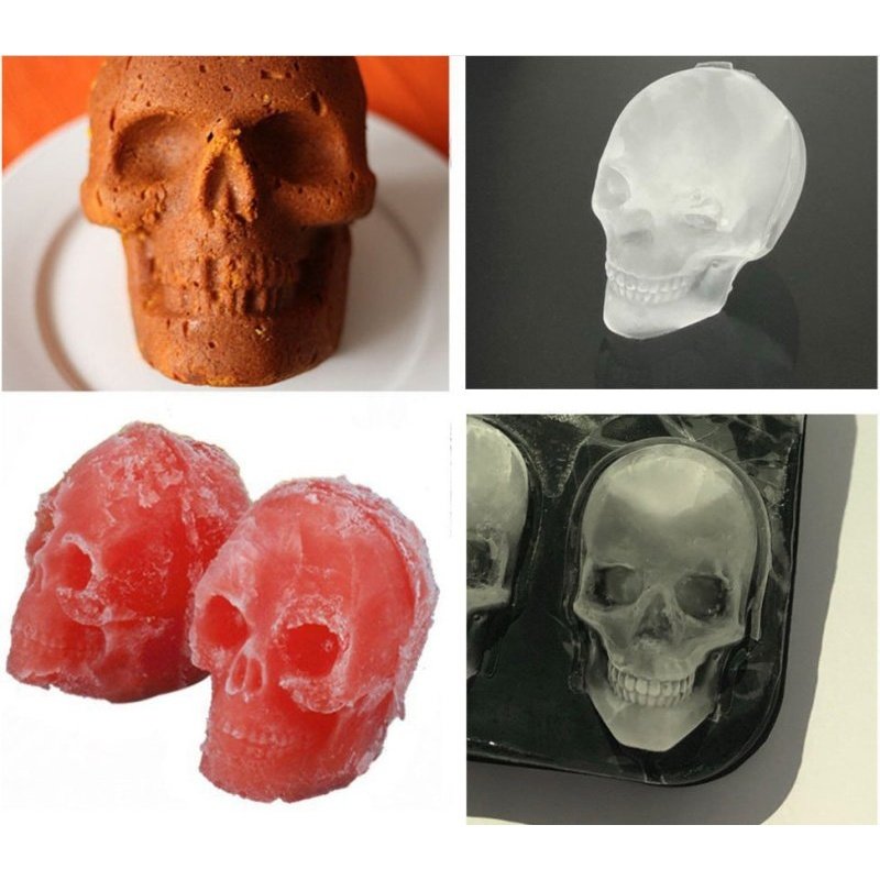 Four-In-One Silicone Ice Tray Mold