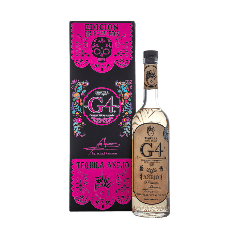 G4 Día de Muertos Añejo Tequila (Black Box)