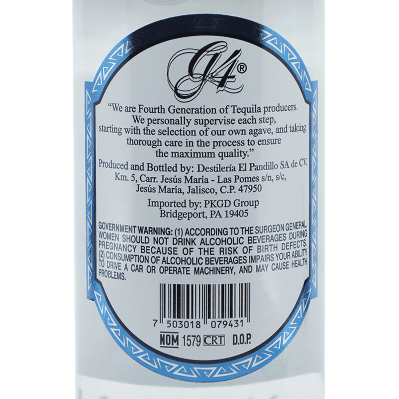 G4 Tequila Clasico Blanco