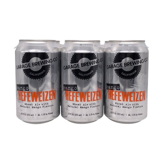 Garage Brewing Co. Mango Hefeweizen Wheat Ale Beer 6-Pack