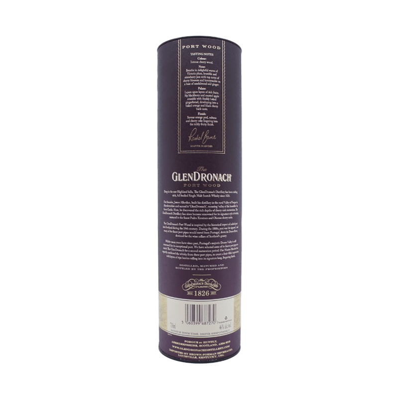 Glendronach 10 Year Old Port Wood Highland Single Malt Scotch Whisky