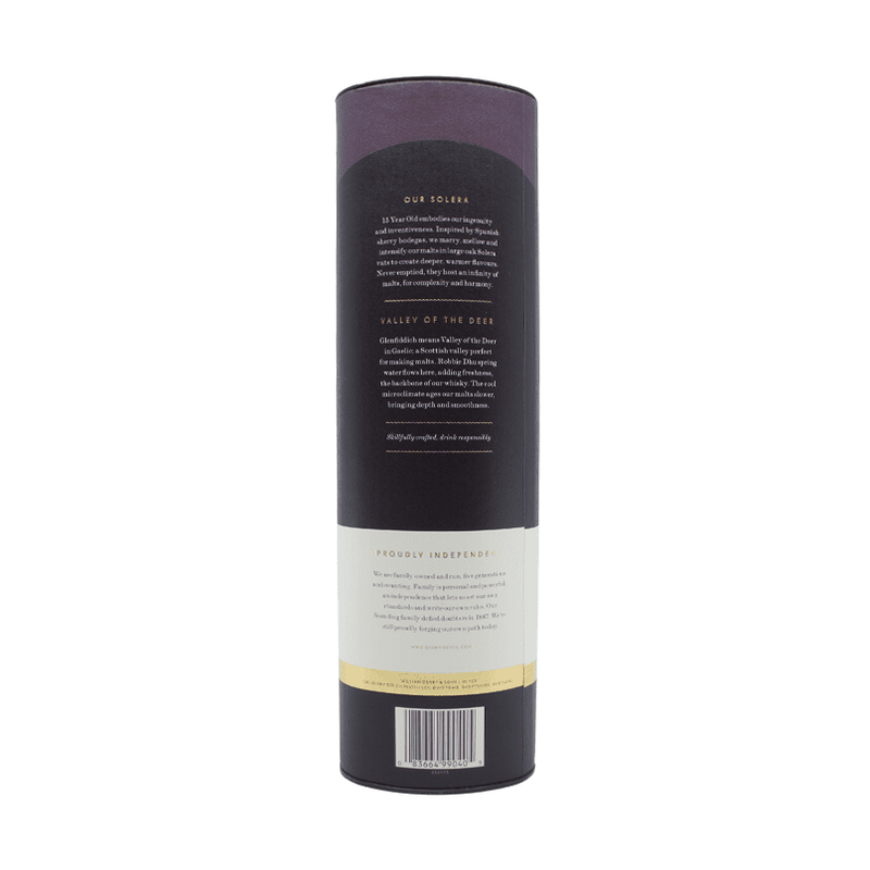 Glenfiddich Scotch Single Malt 15 Year Unique Solera Reserve (750ml)