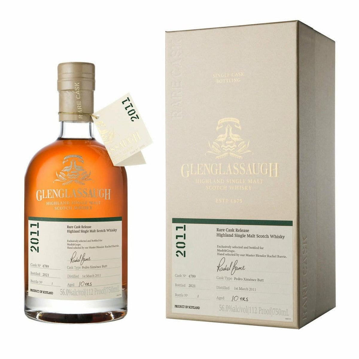 Glenglassaugh 2011 Single Cask Selection 10 Year Old Highland Single Malt Scotch Whisky 750ml