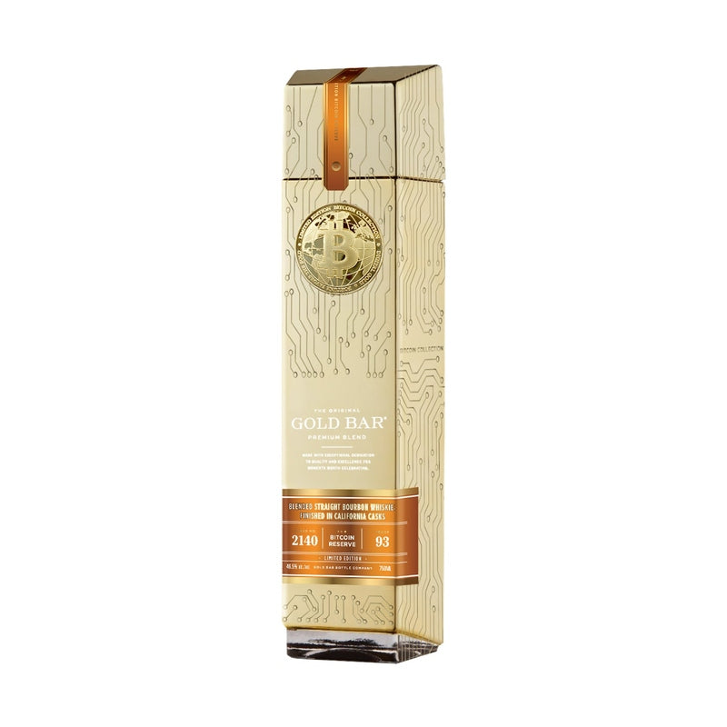Gold Bar Bitcoin Reserve Bourbon Whiskey