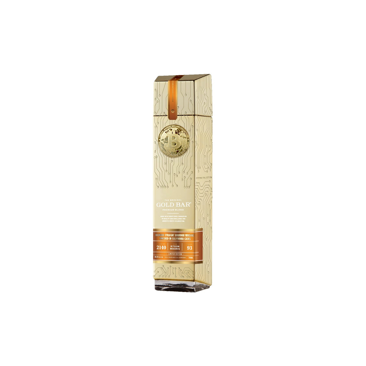 Gold Bar Bitcoin Reserve Limited Edition Bourbon Finished in California Casks 750ml