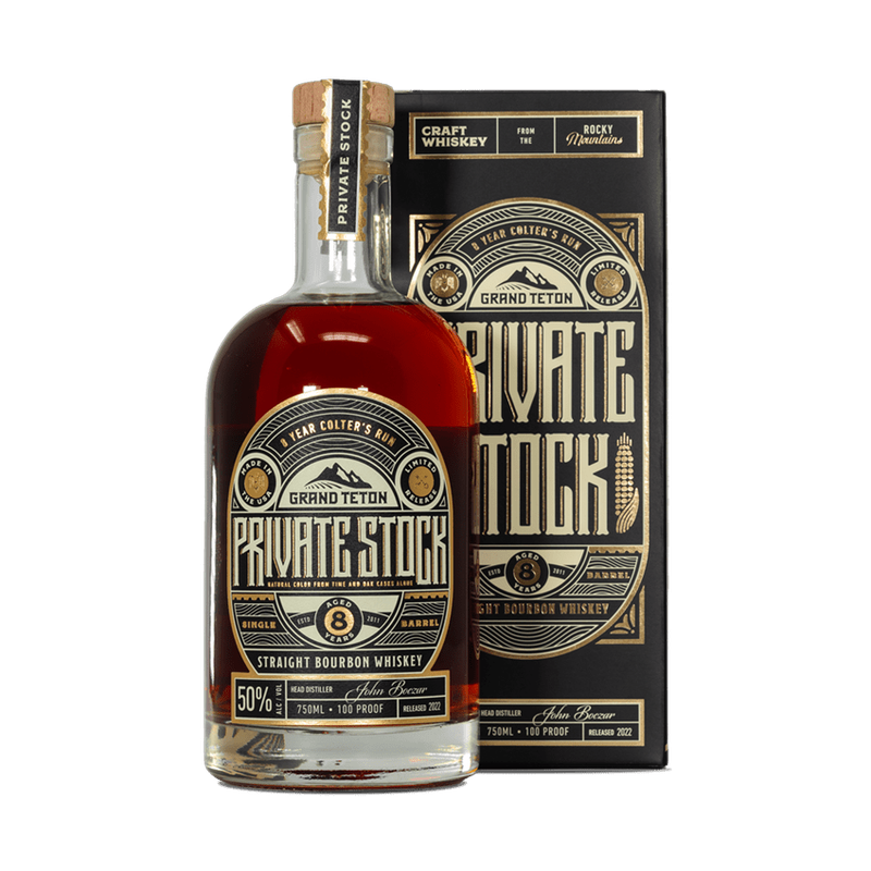 Grand Teton Private Stock Straight Bourbon Whiskey (750mL)
