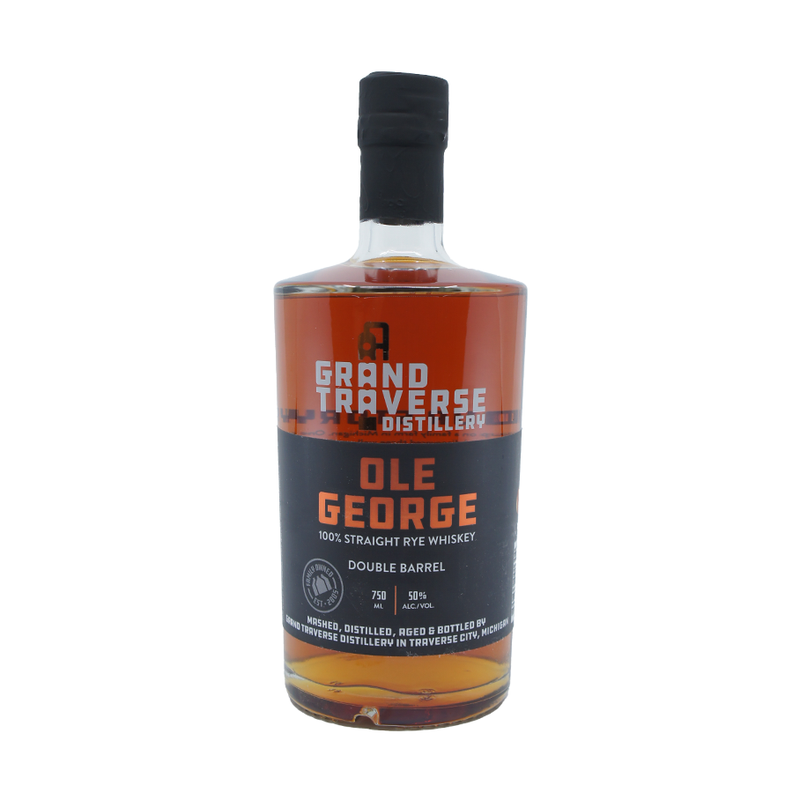 Grand Traverse Ole George Double Barrel Rye Whiskey (750mL)