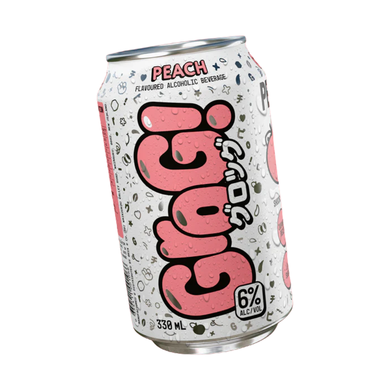 Grog Hard Soda Peach & Grape Mixed 8 Pack Cans