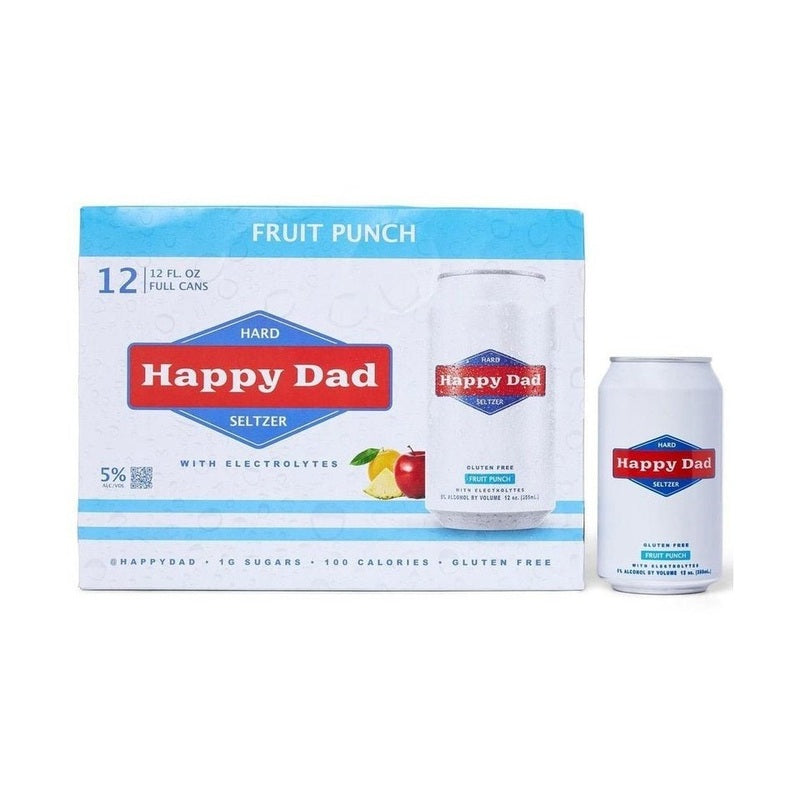 Happy Dad Hard Seltzer Fruit Punch 12-Pack