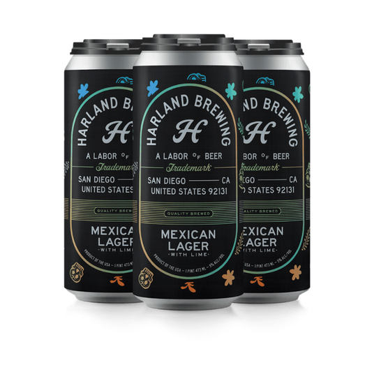 Harland Brewing Co. 'Mexican Lager With Lime' 4-Pack