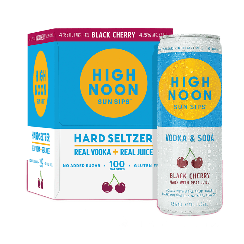 High Noon Black Cherry Hard Seltzer 4-Pack