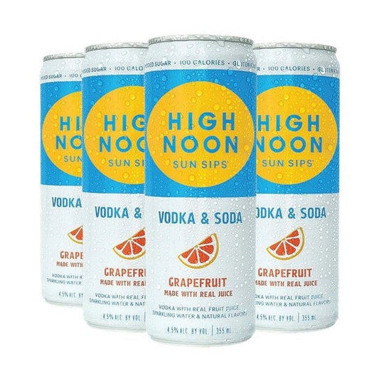 High Noon Grapefruit Hard Seltzer 4-Pack