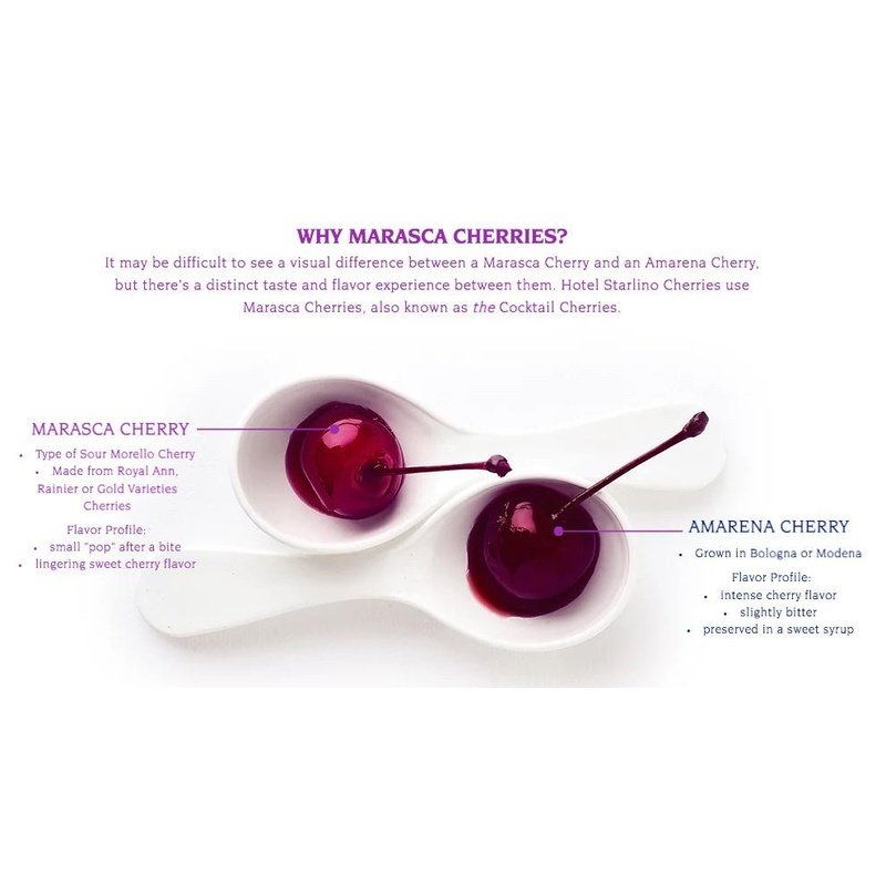 Hotel Starlino Maraschino Cocktail Cherries