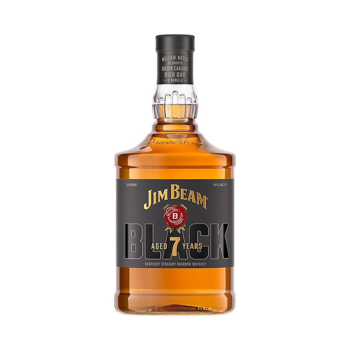 Jim Beam Black 7 Year Old Kentucky Straight Bourbon Whiskey 1.75L