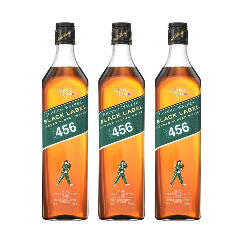 Johnnie Walker Black Label X Squid Games Edition - 3 Bottle Bundle