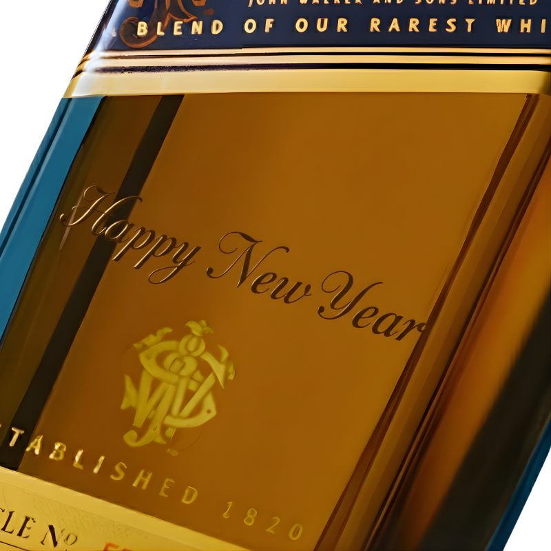 Johnnie Walker Blue Label - "Merry Christmas" Engraved Edition