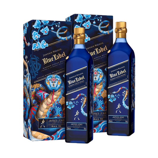 Johnnie Walker Blue Label 'Year Of The Snake' Blended Scotch Whisky Duo