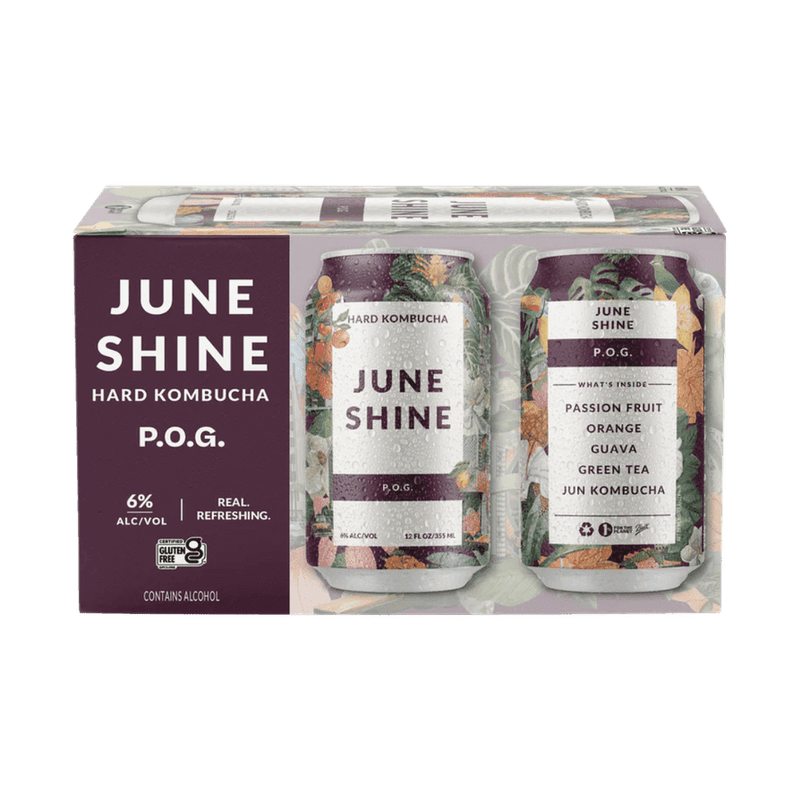 JuneShine POG Hard Kombucha 6-pack