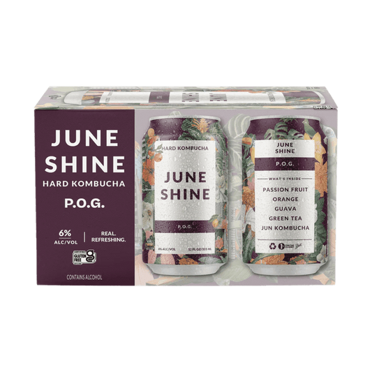 JuneShine POG Hard Kombucha 6-pack