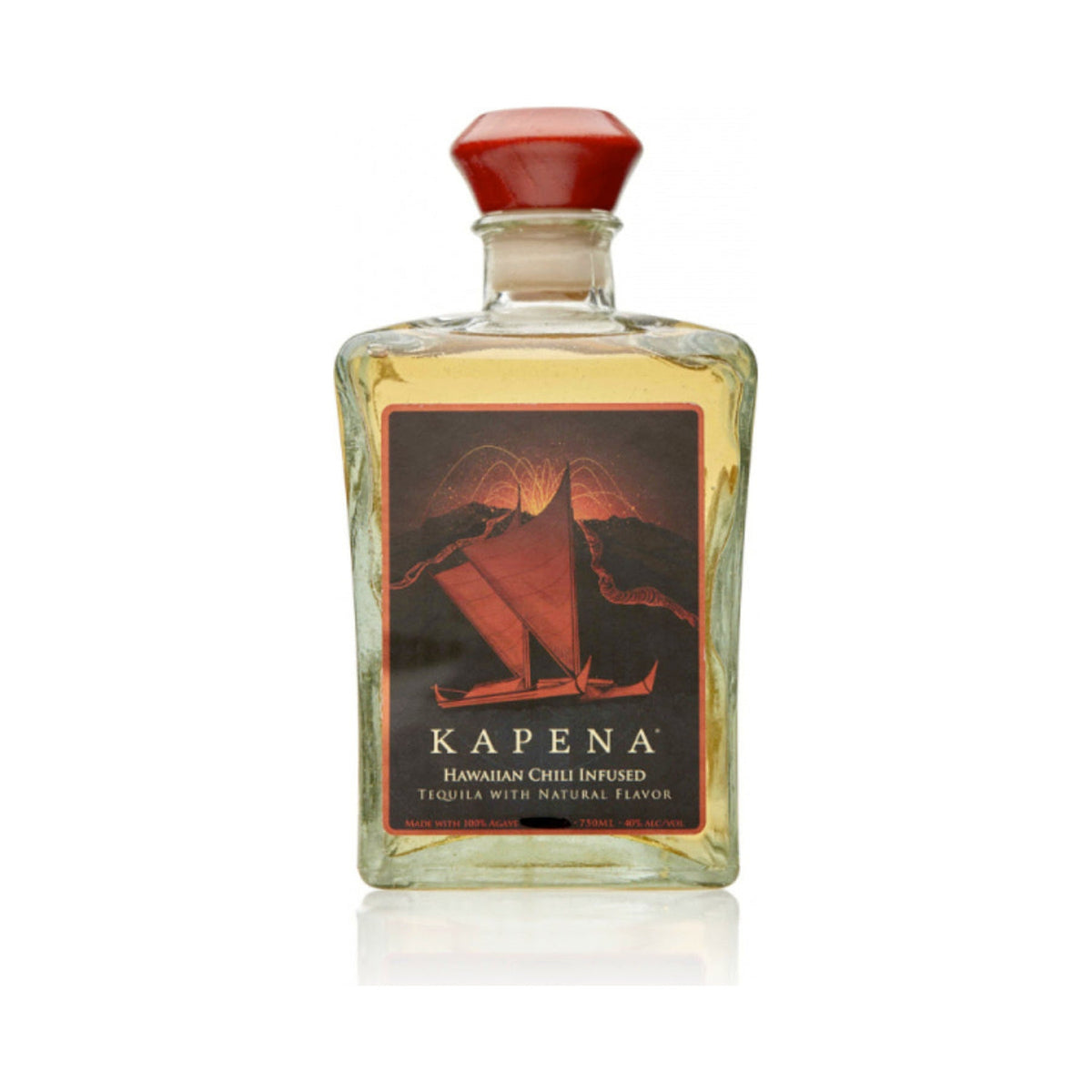 Kapena Hawaiian Chili Infused Reposado Tequila 750 mL