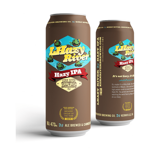 Kern River Brewing Co. LHazy River Hazy IPA Beer 4-Pack