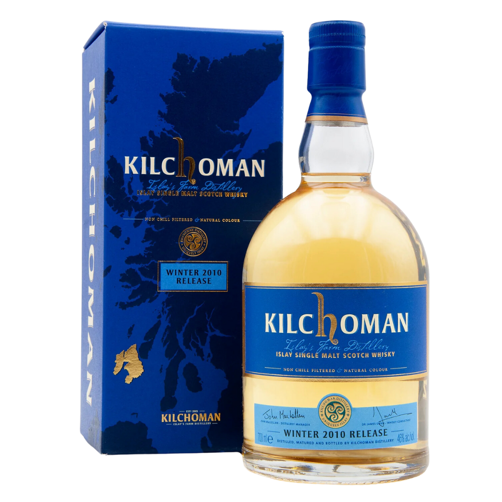 Kilchoman Non-Chill Filtered Islay Single Malt Whisky - Winter 2010 release (750mL)
