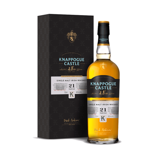 Knappogue Castle 21 YO Irish Single Malt Whiskey (750mL)