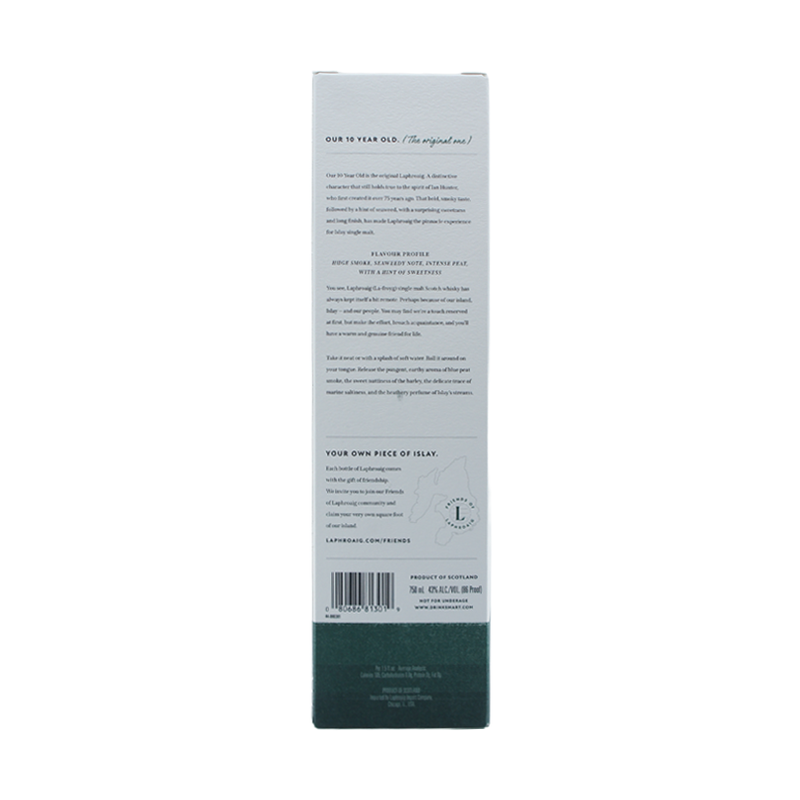 Laphroaig 10 Year Old Islay Single Malt Scotch Whisky
