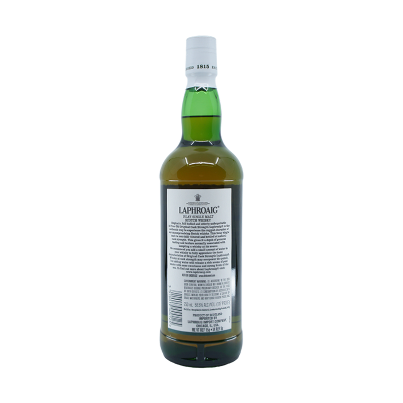 Laphroaig 10 Year Old Original Cask Strength Islay Single Malt Scotch Whisky