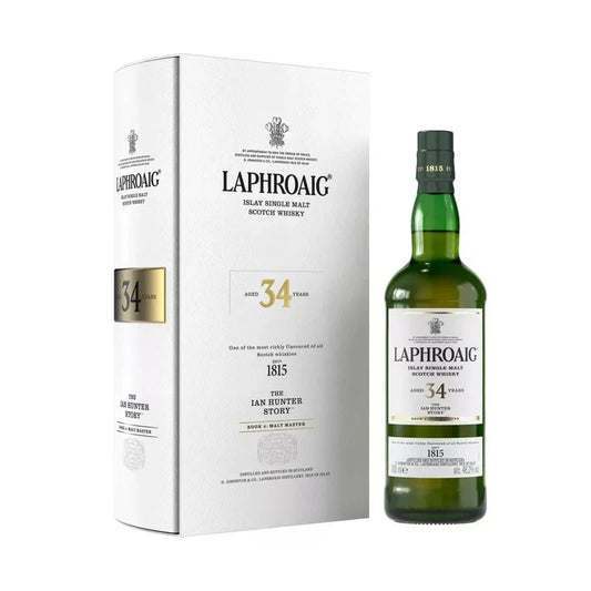 Laphroaig 34 Year Old 'The Ian Hunter Story Book 4: Malt Master' Islay Single Malt Scotch Whisky