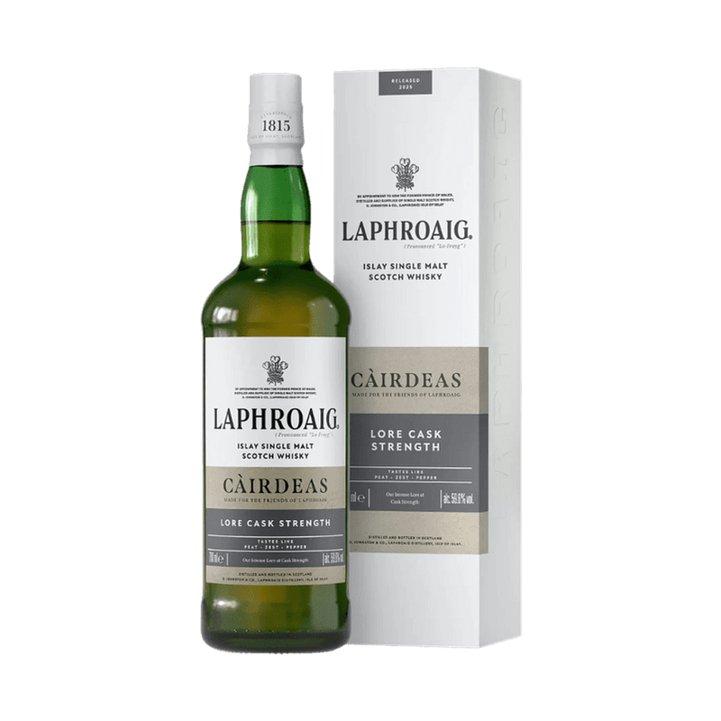 Laphroaig Single Malt Scotch Lore Cask Strength Cairdeas 119.2