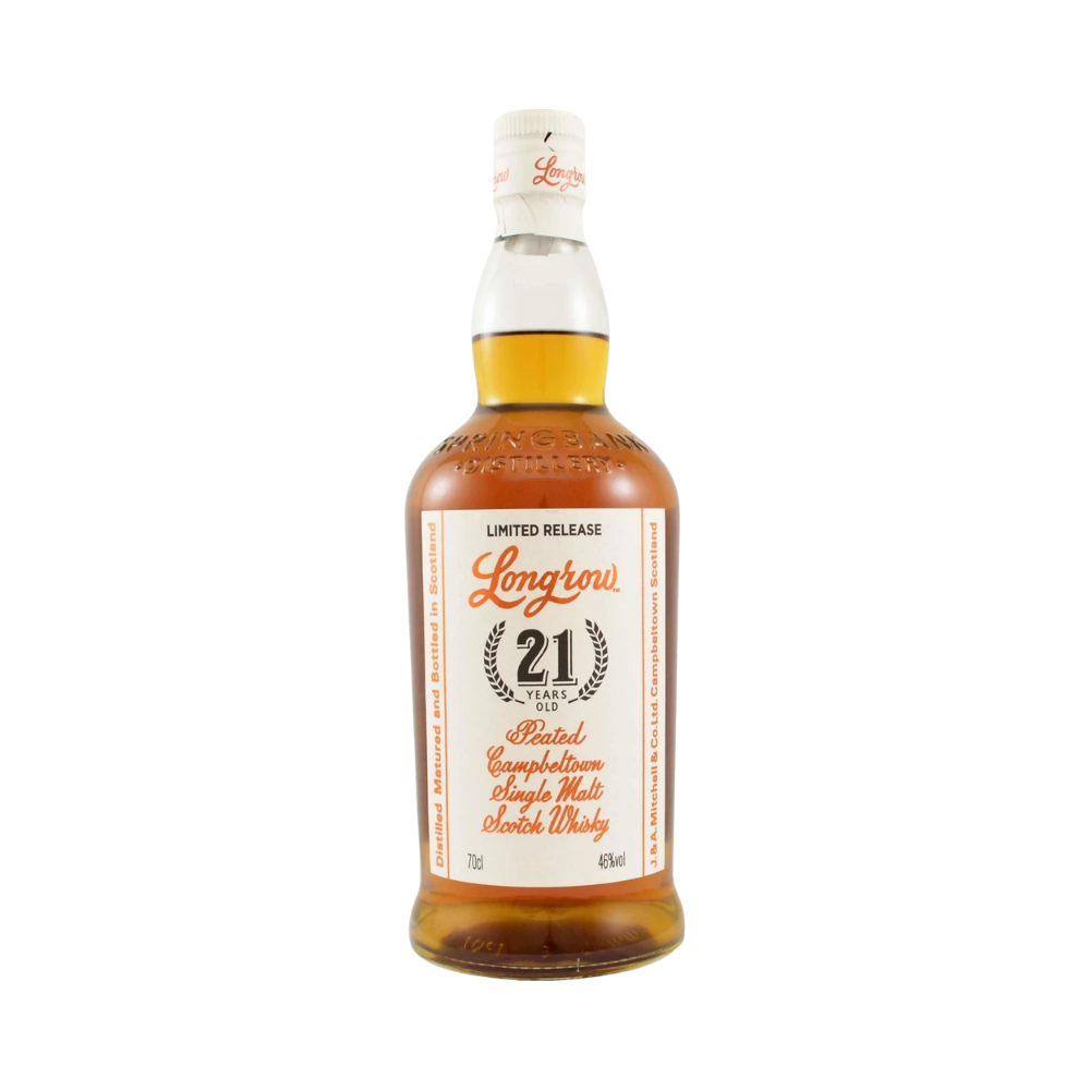 Longrow 21 Year Old Peated Campbeltown Single Malt Scotch Whisky Single Cask