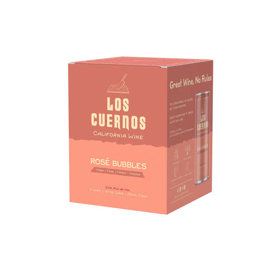 Los Cuernos Rosé Bubbles 4-Pack