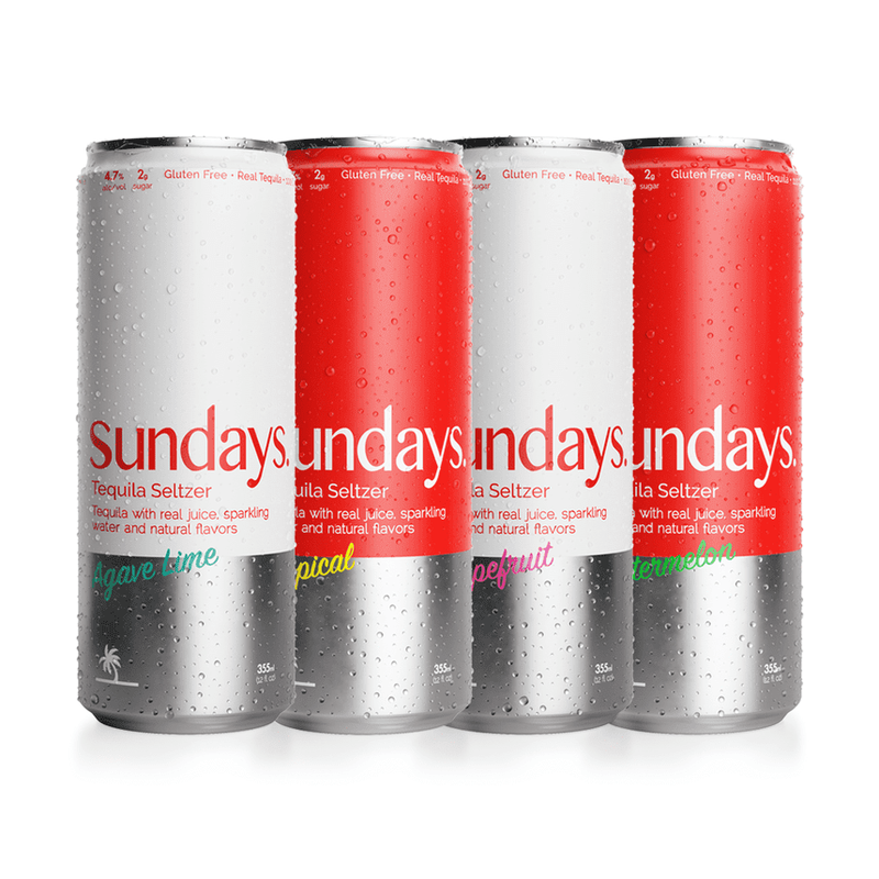 Løs Sundays Tequila Seltzer Variety 8-Pack