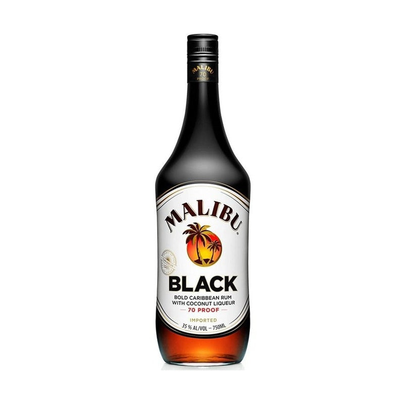 Malibu Black Coconut Flavored Caribbean Rum