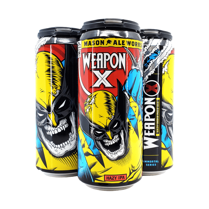 Mason Ale Works 'Weapon X' Hazy IPA Beer 4-Pack