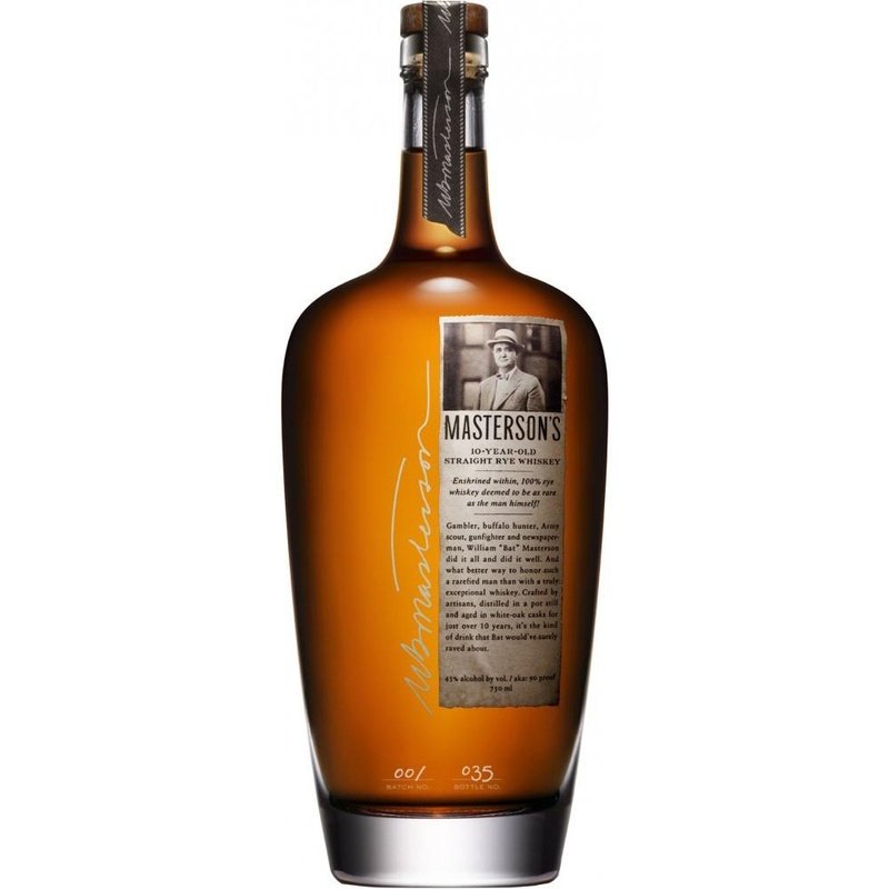 Masterson's 10 Year Old Rye Whiskey  (750ml)