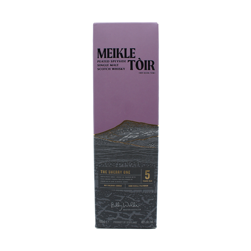 Meikle Toir 'The Sherry One' 5 Year Old Peated Speyside Single Malt Scotch Whisky