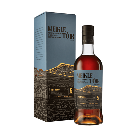 Meikle Toir 'The Turbo 2023 Edition' 5 Year Old Peated Speyside Single Malt Scotch Whisky