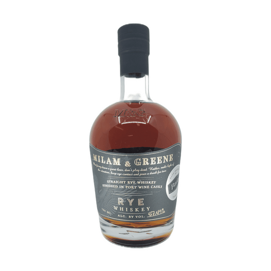 Milam & Greene 'Flaviar Private Barrel' Port Cask Finish Straight Rye Whiskey